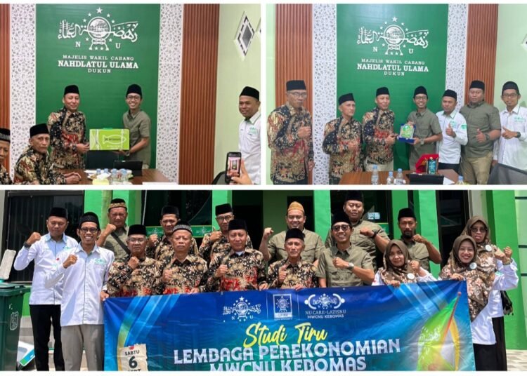 Perkuat Sektor Ekonomi, LPNU dan Lazisnu Kebomas Menimba Ilmu ke KSPPS NU Dukun