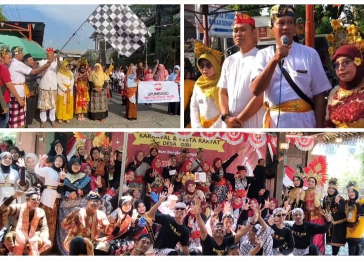 Pesta Rakyat Belum Berakhir, Pemdes Giri Gelar Karnaval Budaya Puncak Perayaan HUT RI