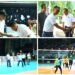 Kapolres AKBP Rovan Richard Mahenu Hadiri Open Tournament Bola Voli Piala Panglima TNI di GOR Tridharma Petrokimia Gresik