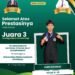 Pesilat MAN 2 Gresik Amir Mahmud Sabet Juara 3 Kejuaraan Pencak Silat Tingkat Nasional