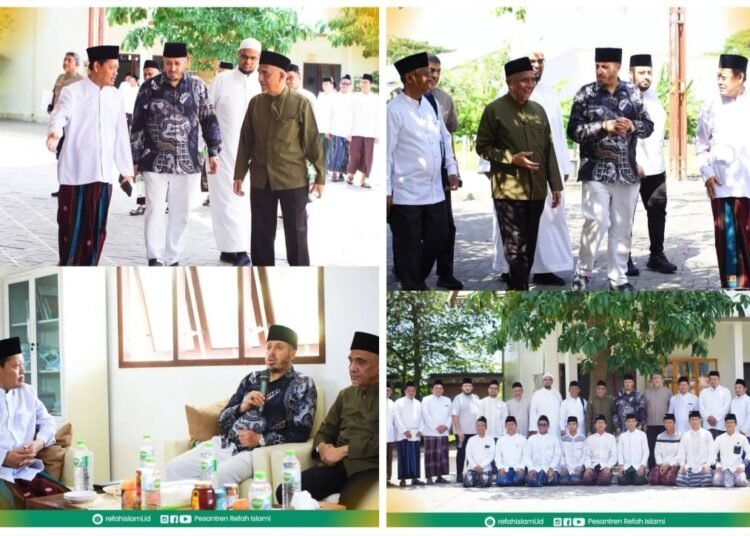 Kolaborasi Beasiswa, DR. Abdur Roqib Abbad dan Syaikh Umar dari Yaman Kunjungi Pesantren Refah Islami Gresik