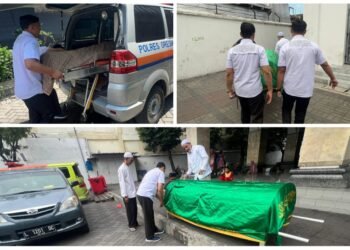 Pelayanan Humanis, Ambulans Gratis Polres Gresik Antar Jenazah Warga hingga Tempat Peristirahatan Terakhir di Pegirian Surabaya