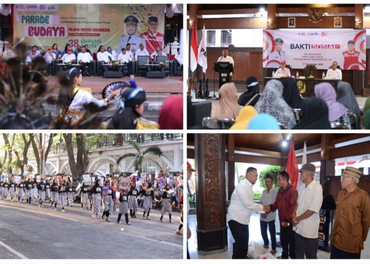 HUT ke-80, PMI Gresik Gelar Bakti Sosial, Parade Budaya hingga Jumbara PMR 2025