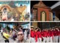 Unik !! Gelar Sedekah Bumi, Warga Desa Tambakberas Cerme Kirab Tumpeng Ribuan Bandeng