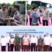 Kapolres Gresik Dampingi Menteri Pertahanan Peletakan Batu Pertama Masjid Al Yusuf di Bambe Driyorejo