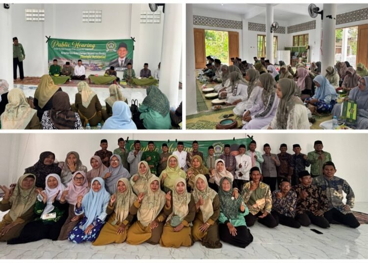 Full Manfaat !! H. Husnul Aqib Anggota DPRD Gresik Gelar Public Hearing di Majelis Taklim Qur’an Azzahroh Tebuwung