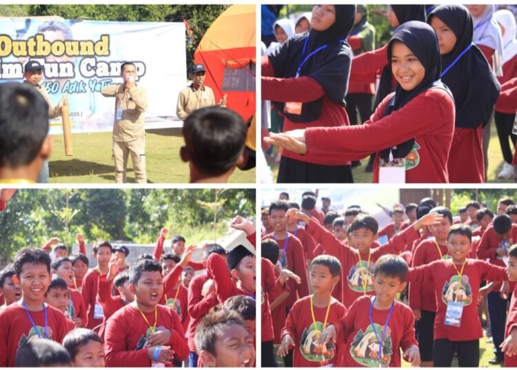 Nurul Hayat Gelar Fun Camp Bahagiakan Ratusan Anak Yatim selama 2 Hari di Wisata Alam Gosari