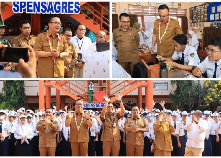 Launching Makan Bergizi Gratis (MBG) di UPT SMP Negeri 1 Gresik Berlangsung Sukses