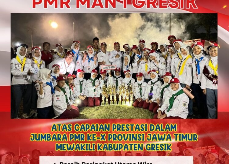 Harumkan Kota Santri, PMR MAN 1 Gresik Sukses Ukir Prestasi Gemilang di Gelaran Jumbara PMR se-Jawa Timur