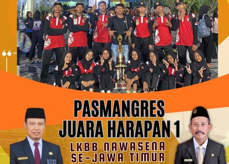 Paskibra MAN 1 Gresik Torehkan Prestasi Gemilang di Ajang LKBB Nawasena 2025 se-Jawa Timur