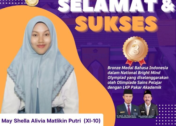 Tren Positif Prestasi Siswa MAN 1 Gresik kian Melejit di Kancah Nasional