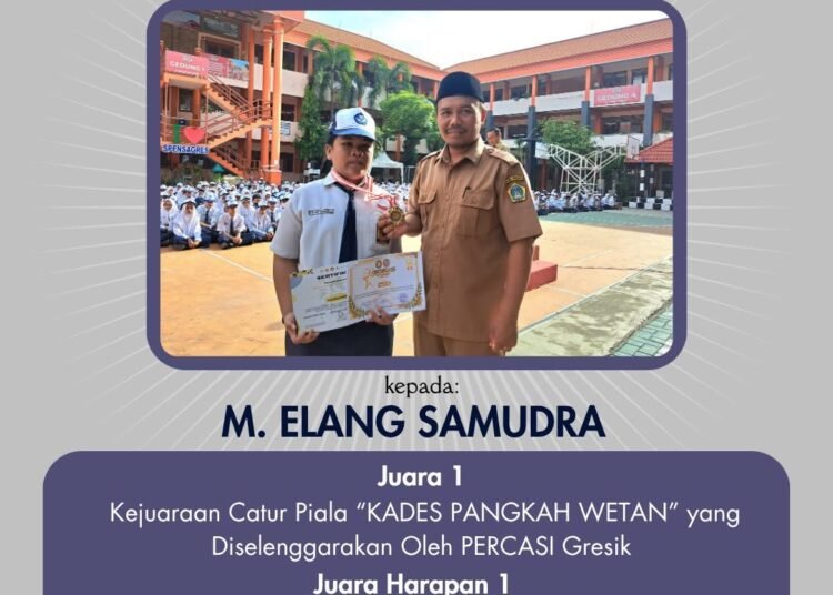 SPENSAGRES Sabet Juara 1 Kejuaraan Catur Piala “KADES PANGKAH WETAN”