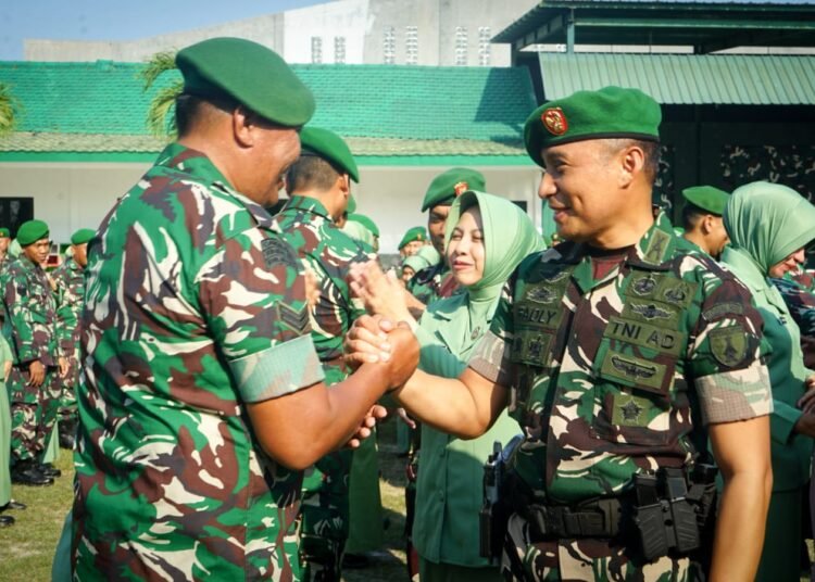 Dandim Gresik Pimpin Upacara Kenaikan Pangkat, Wujud Penghargaan Atas Dedikasi Prajurit