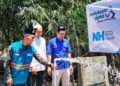 Cuaca Panas, Masjid Al-Mustaqim Bongso Kulon Menganti Bersyukur Dapat Bantuan Sumur Bor dari  NH dan PT Swadaya Cipta