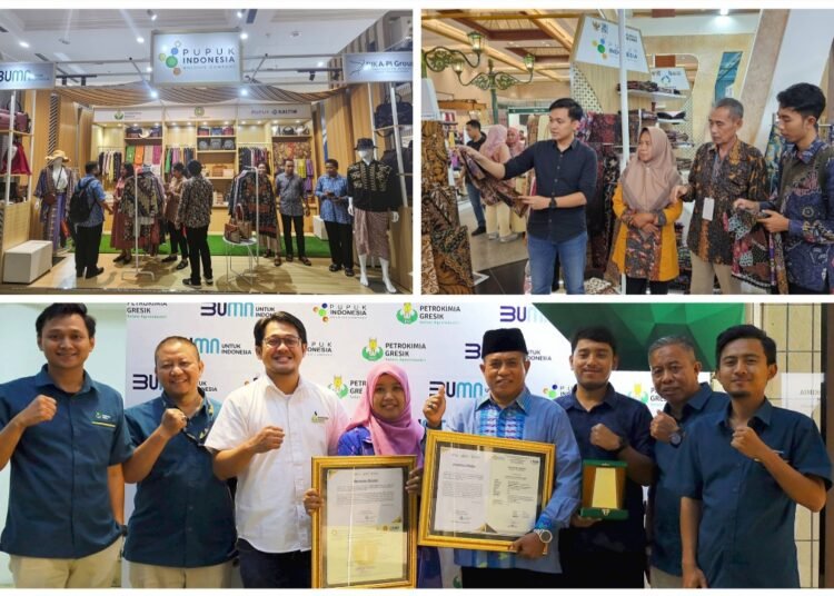 Momen Hari Batik Nasional, Petrokimia Gresik Komitmen Bina UMKM Batik hingga Tembus Pasar Global