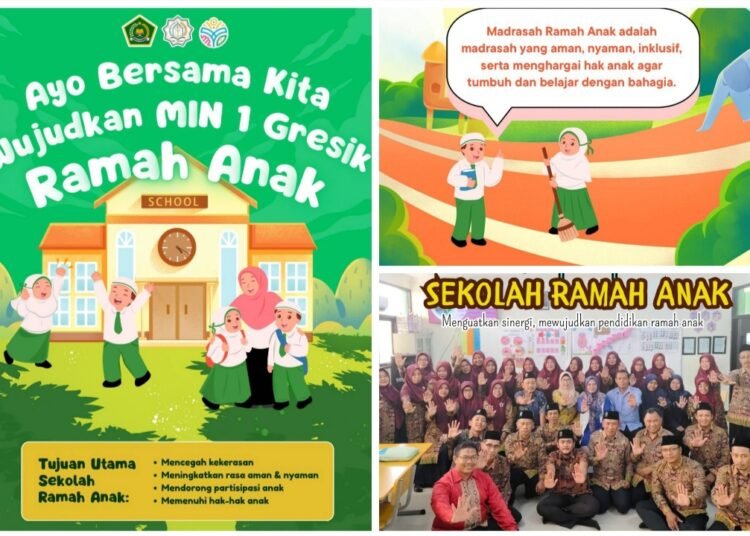 MIN 1 Gresik Berikhtiar Keras Pertahankan Predikat Sekolah Ramah Anak