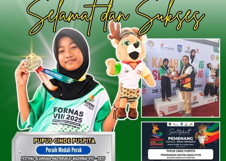 Wow, Pesilat Cilik MIN 1 Gresik Berhasil Sabet Medali Perak Kejuaraan Pencak Silat Tingkat Nasional di Nusa Tenggara Barat