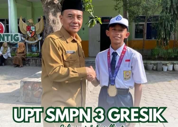 Top !! Siswa SMPN 3 Gresik Sabet Juara 1 Kejuaraan Provinsi antar Pelajar Taekwondo Jawa Timur 2025