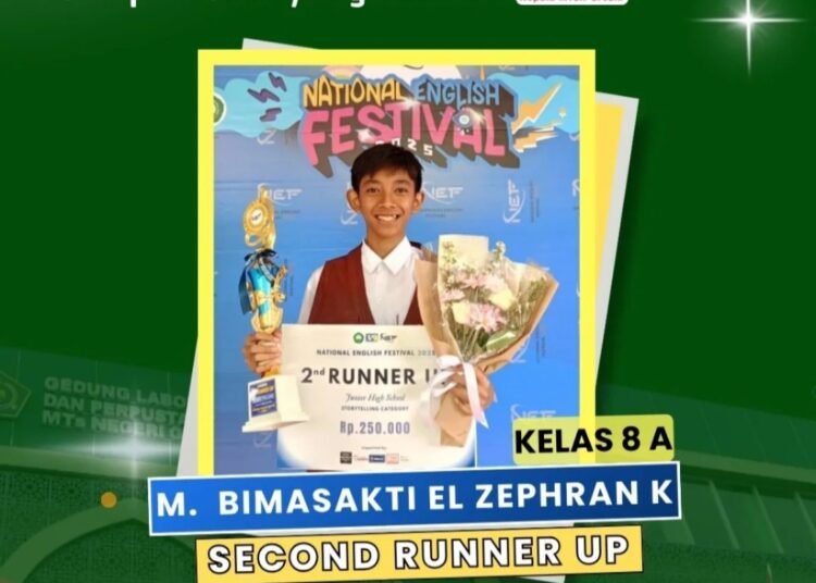 Tampil Memukau, Bimasakti Siswa MTsN Gresik Ukir Prestasi Membanggakan di Ajang National Storytelling Competition