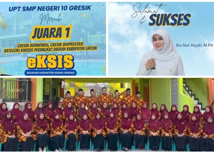 Istimewa !! Program ‘EKSIS’ Antarkan UPT SMP Negeri 10 Gresik Raih Juara 1 Lomba Inovasi Tingkat Kabupaten Gresik