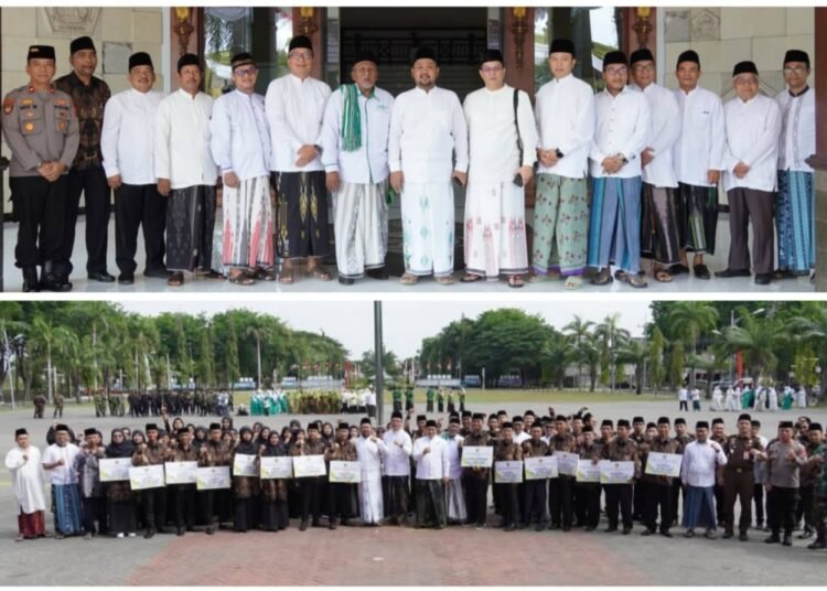 Momen Hari Santri, Bupati Gus Yani Gelontor Reward Rp 813 Juta kepada Kafilah Gresik yang Berhasil Raih Juara Umum MTQ Jatim