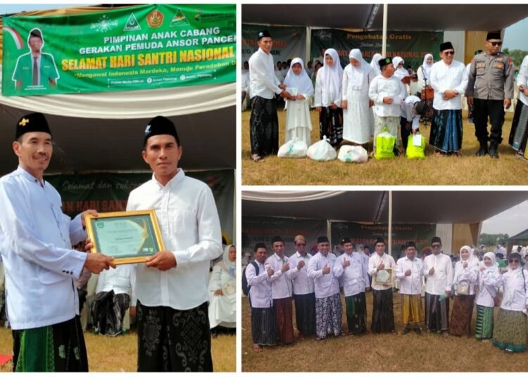 Berkah Hari Santri, 177 Anak Yatim Sumringah Dapat Santunan dari Baper Panceng