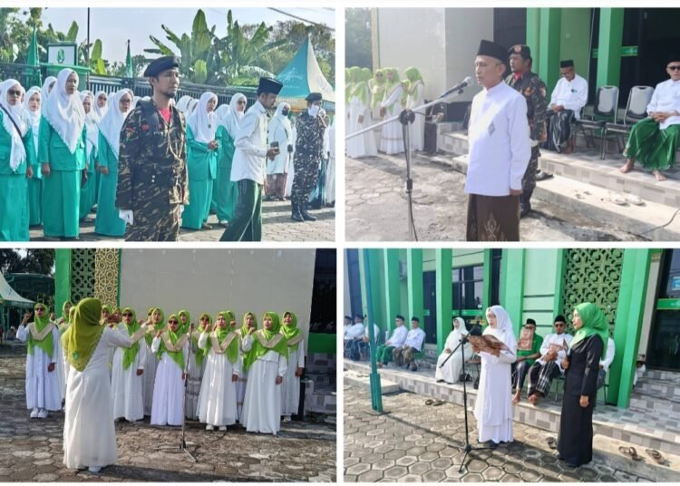 Penuh Semangat Kebersamaan, MWCNU Dukun Gelar Upacara Peringatan Hari Santri Nasional 2025