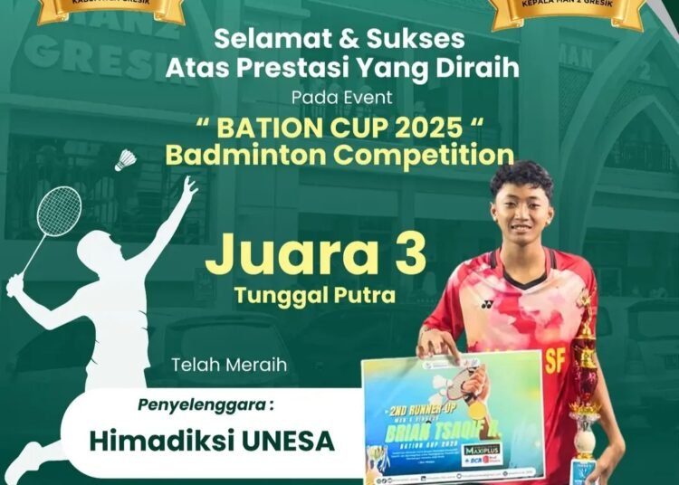 Lapangan Hijau Kembali Antarkan Siswa MAN 2 Gresik Ukir Prestasi Gemilang