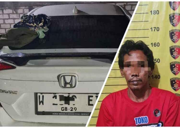 Gerak Cepat !! Polsek Bungah Polres Gresik Berhasil Ringkus Pelaku Pencurian Mobil Kurang dari Satu Jam
