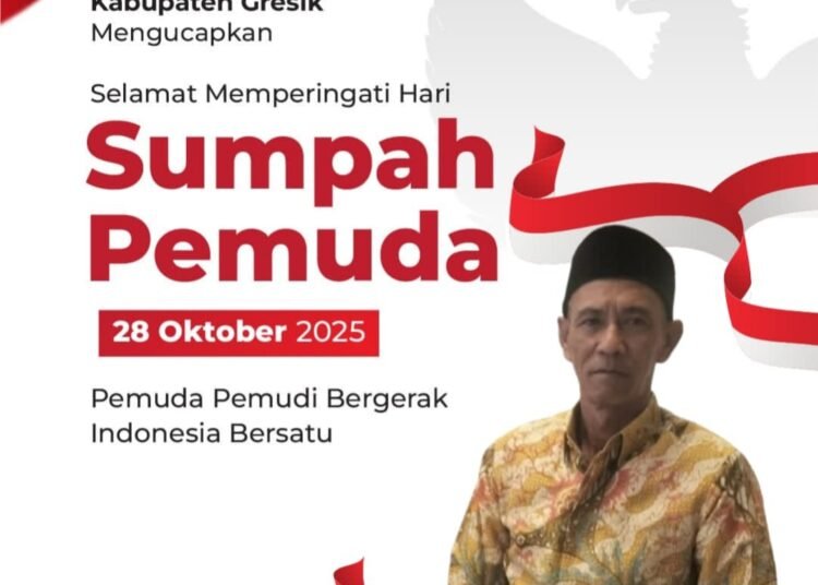 Sekjen Gardu Prabowo Kabupaten Gresik Ucapkan Selamat Hari Sumpah Pemuda ke-97 Tahun 2025