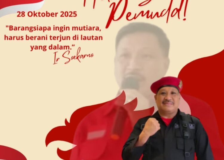 Ketua DPC PDIP sekaligus Wakil Ketua DPRD Gresik Kobarkan Semangat Persatuan di Momen Hari Sumpah Pemuda