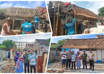 Kolaborasi NH dan Ipda Purnomo Berikan Bantuan Bedah Rumah untuk Tukang Reparasi Kompor Keliling Kayuh Sepeda Ontel