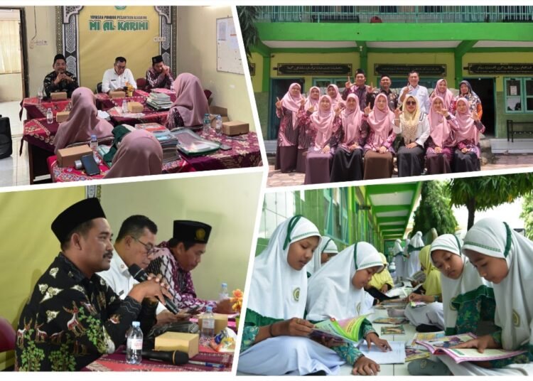 Duet Kadis Perpustakaan dan Komisi IV DPRD Gresik Monitoring Program Literasi di MI Al Karimi