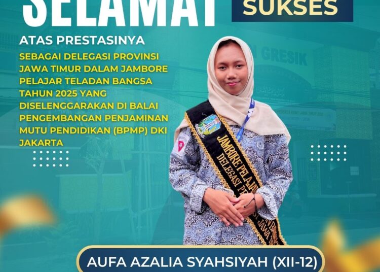 Siswa MAN 1 Gresik Terpilih sebagai Delegasi Jawa Timur dalam Jambore Pelajar Teladan Bangsa tingkat Nasional