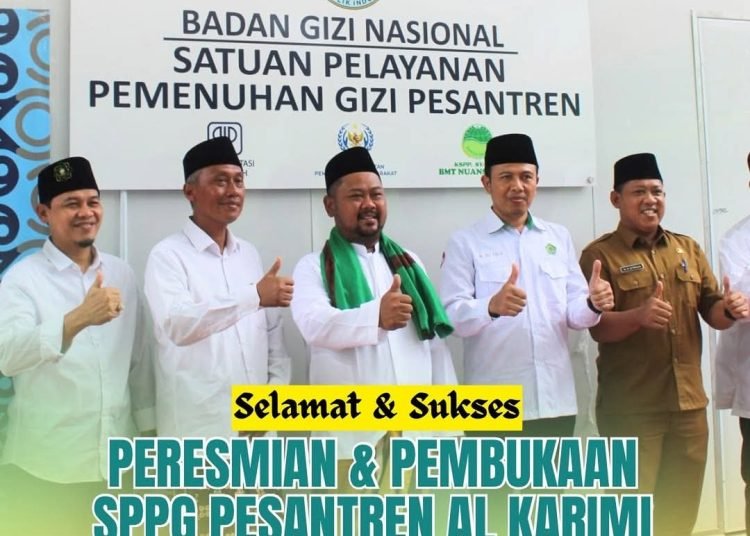 Kepala Kemenag Gresik Ucapkan Selamat dan Sukses atas Peresmian SPPG Ponpes Alkarimi Tebuwung Dukun