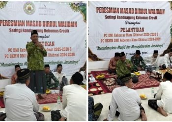 Penuh Syukur !! Peresmian Masjid Birrul Walidain dan Pelantikan DMI Kebomas