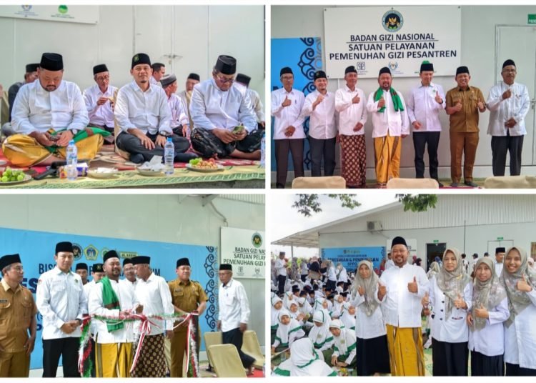 Bupati Gus Yani dan H Aqib DPRD Gresik Resmikan SPPG Ponpes Alkarimi Tebuwung Dukun