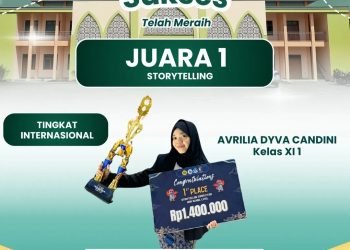 Hebat !! Dyva MAN 2 Gresik Sukses Raih Juara 1 Storytelling Tingkat Internasional