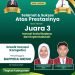 Dua Siswa Terbaik MAN 2 Gresik Raih Juara 3 Inovasi Sosial Budaya dan Kependudukan Tingkat Kabupaten