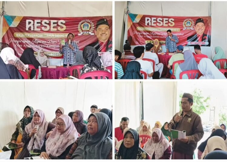 Gelar Reses, Cak Noto Utomo Diwaduli Jalan Poros Desa 10 Tahun Tak Tersentuh Pembangunan