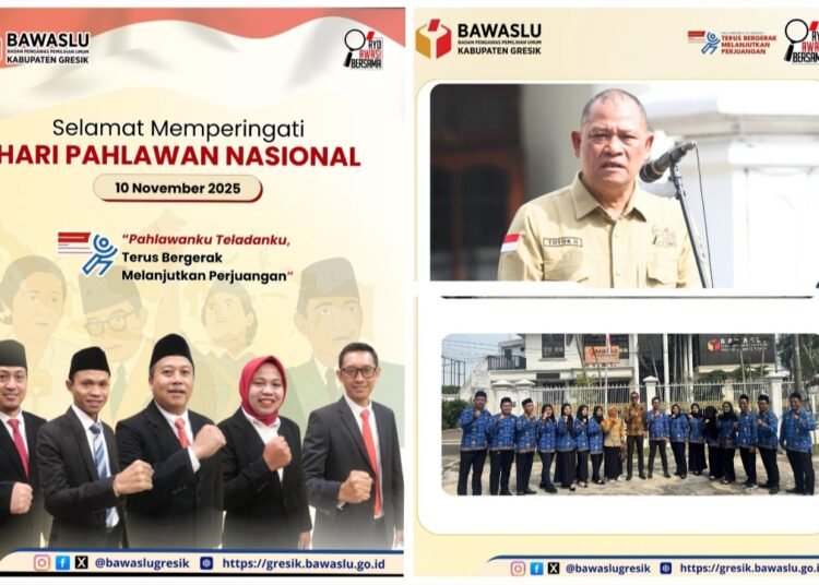 Peringati Hari Pahlawan, Totok Hariyono Bawaslu RI Tekankan Pentingnya Kedisiplinan dan Tanggung Jawab Moral