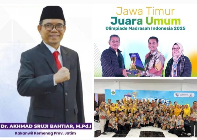 Kakanwil Apresiasi Jawa Timur Sukses Raih Juara Umum Olimpiade Madrasah Indonesia 2025