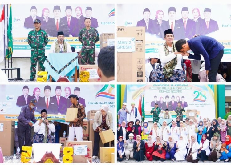 MAN 2 Gresik Rayakan Harlah ke-28: “Mengakar Kuat di Bumi, Meraih Bintang di Era Digital”