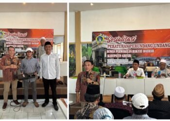 Gus Huda Gandeng Kabag Hukum Gelar Sosper Tahap IX DPRD Gresik di Bajak Laut Masangan