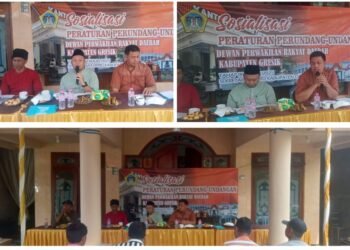 Kompak !! Anggota DPRD Gresik Sulton Sulaiman dan Camat Kedamean Ajak Masyarakat Jauhi Miras