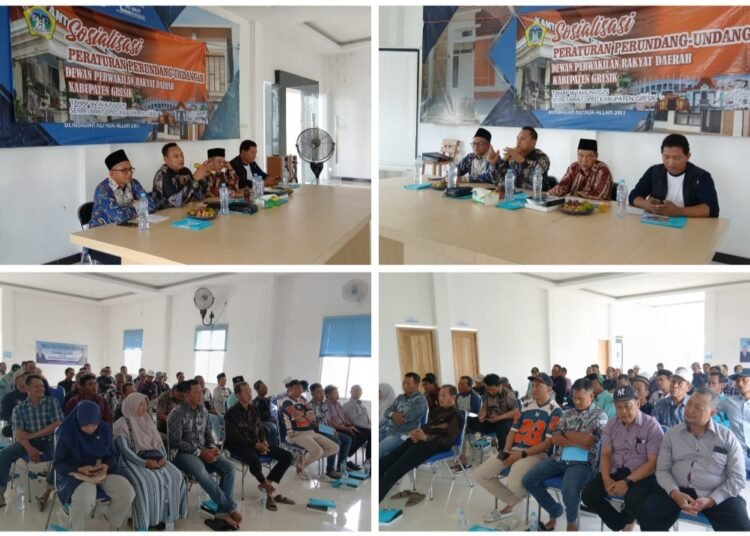 Aspiratif !! Gelar Sosper Tahap IX DPRD Gresik, Sudadi Bahas Sampah Plastik hingga Pohon Tumbang