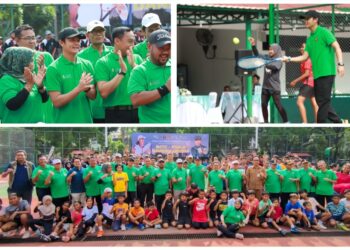 Kapolres Gresik Dukung Penuh Kejuaraan Tenis Junior TDP Piala Dandim 2025 Tingkat Nasional