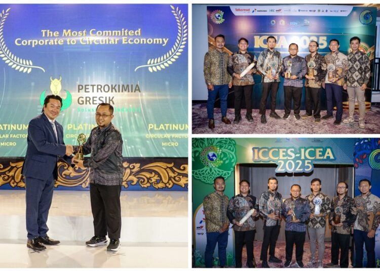Ramah Lingkungan, Petrokimia Gresik Dinobatkan sebagai “The Most Committed Corporate in Circular Economy”