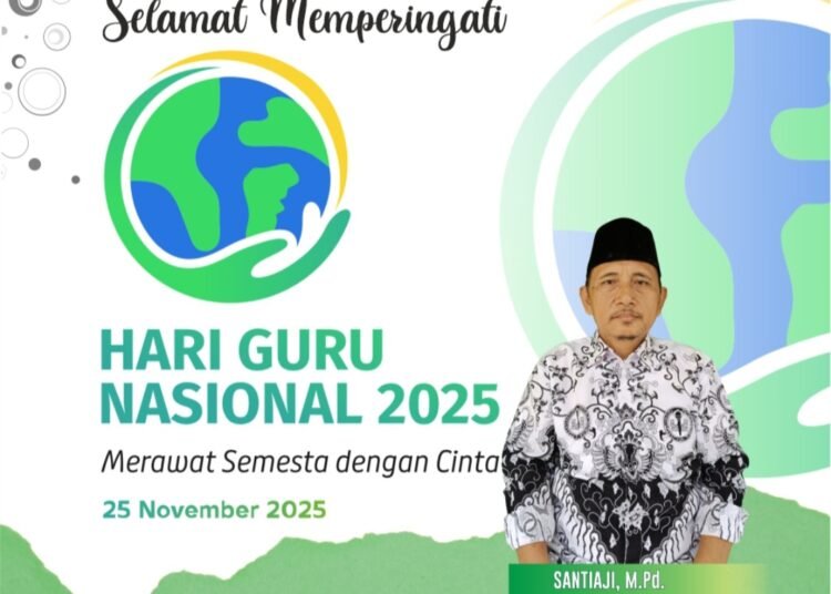 Hari Guru Nasional 2025, Kepala MIN 1 Gresik: Setiap Guru adalah Petani Ilmu “Merawat Semesta dengan Cinta”