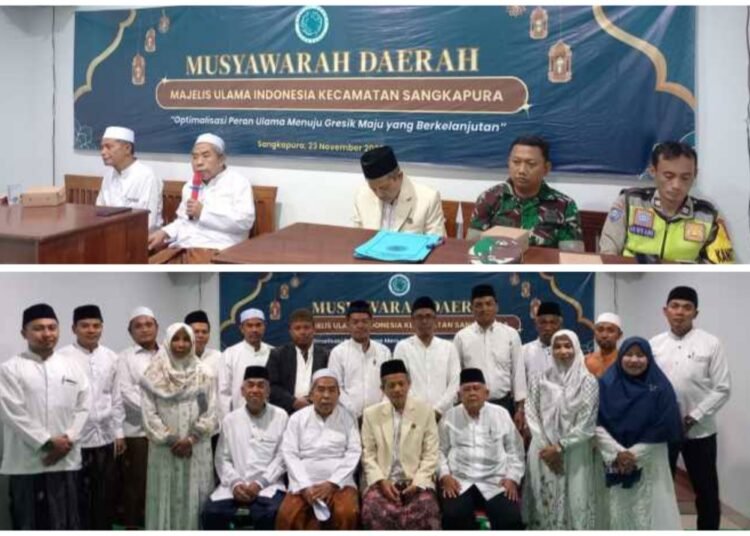 Terpilih Kembali sebagai Ketua MUI Sangkapura, KH. Masyhudi Washi Ajak Perangi Miras dan Narkoba